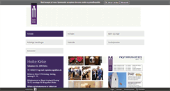 Desktop Screenshot of holtekirke.dk